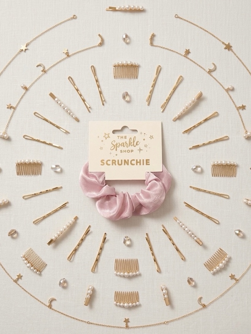 🌸 The Sparkle Shop Scrunchie Satin or Floral Hair Tie | OS Girl ✨🎀